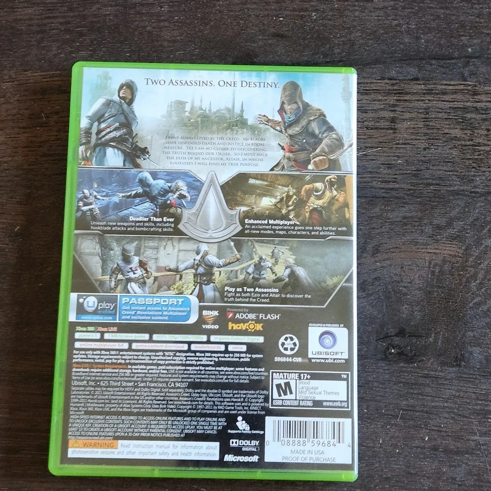 Assassins Creed‎ Revelations Signature Edition Xbox 360 Game Complete